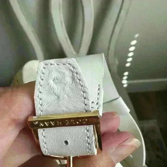 Cole Haan Crystal Wedge Sandal Size 8.5 - Picture 5 of 9